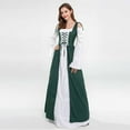 thumbnail image 6 of Jsaierl Women's Renaissance Costume Vintage Medieval Elegant Goth Plus Size Dresses Cosplay Irish Steampunk Ball Gown Chemise Dress, 6 of 9
