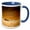 Blue/White, variant on 3drose, Usa, Washington State, Palouse. Old Barn in the Middle of Wheat Field, 15oz Mug
