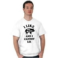 thumbnail image 4 of Like Pig Butts Cannot Lie Bacon Lover Men's Graphic T Shirt Tees Brisco Brands X, 4 of 4