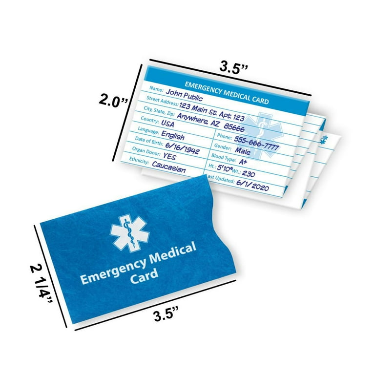 Medical id deals tags walmart