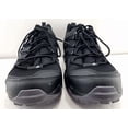 thumbnail image 4 of Ad-id-as mens lace up athletic sneakers shoe sizes 8 and 9 M Black fabric upp NEW, 4 of 6