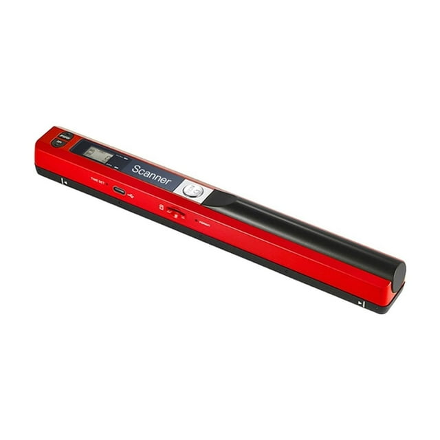 Scanner A4 Portable Mini Scanner de Documents, Format JPG/PDF Image de Document Scanner Portatif Iscan, Scanner de Livre Texte Écran LCD, Facile à Utiliser