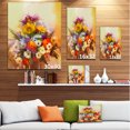 thumbnail image 3 of Bouquet de Fleurs Peint à la Main - Grande Impression sur Toile Florale, 3 of 4