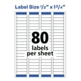 thumbnail image 4 of Avery Easy Peel Return Address Labels, 1/2"x1-3/4" 8,000 Labels (5167) - 5 Pack, 4 of 9