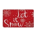 thumbnail image 1 of onlyliua ¡ ¡Promoción de Temporada! Felpudo con Letras Navideñas, Felpudo para Cocina, Dormitorio, Sala de Estar, 1 of 5
