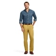 thumbnail image 4 of Pantalones chinos IZOD American Slim Fit Flat Front Khaki, 4 of 6