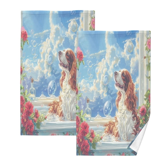 BZSMCE Face Towel Hand Towel Bath Towel Cotton Bath Towel Sets Hand Bath Towels Fashion Soaking in Sunshine Pattern
