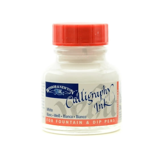 Calligraphy Ink white, 1 oz. (pack of 3)