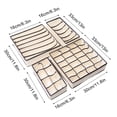 thumbnail image 2 of Wovilon Storage Bags 4 Pack Closet Underwear Organizer Drawer Divide By For Underwear Bras Socks Ties, 2 of 2