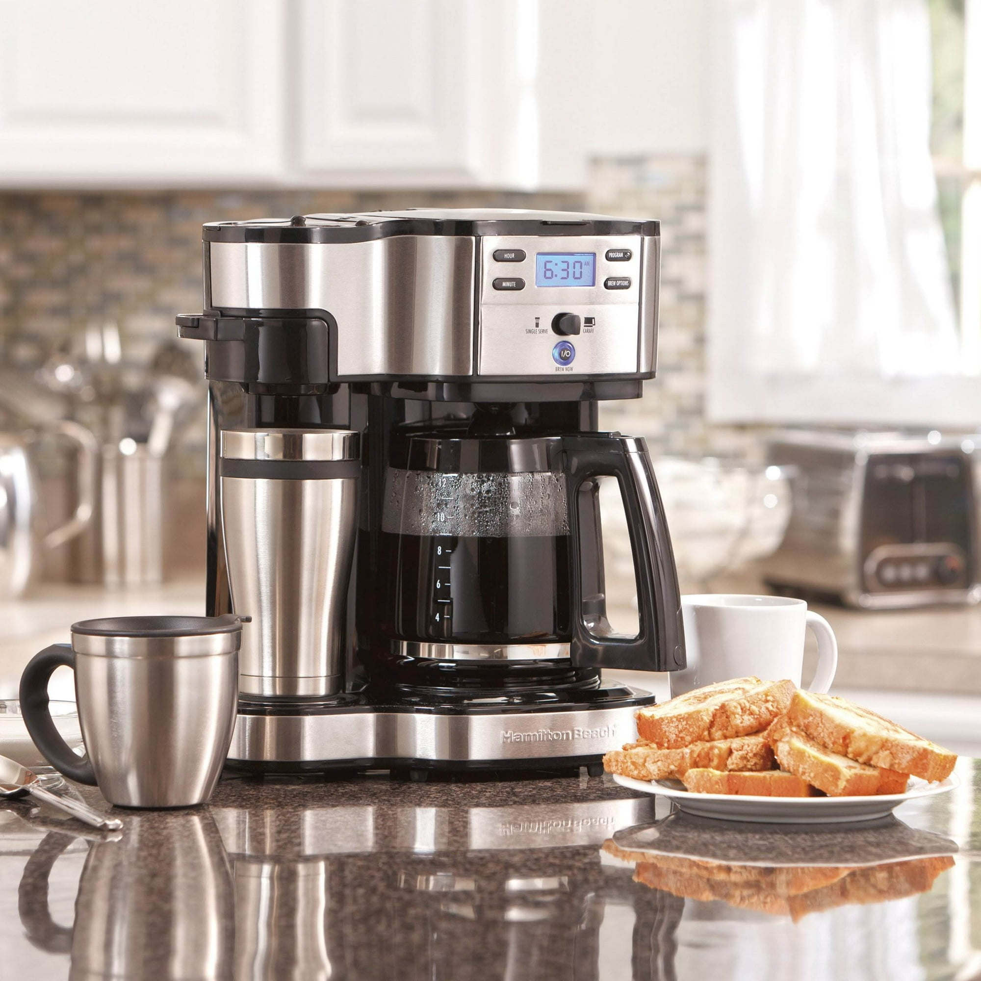 HAMILTON BEACH PROCTOR SILEX 49980 THE SCOOP 2WAY BREWER Walmart
