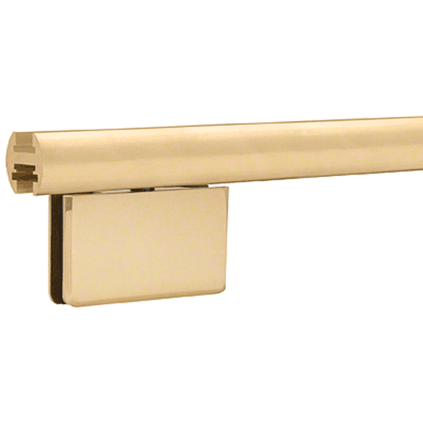 CRL EHK98SB Satin Brass 95" EZAdjust Shower Door Header Kit Walmart