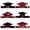 Deep Red, variant on 6 Pcs Paper Graduation Cap Headbands, Handmade Saffron Mini Mortarboard Hair Accessories, Party Favors, Academic Celebration Costume Props, Accessory