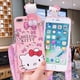 thumbnail image 2 of Sanrio-funda de teléfono con soporte Hello Kitty para OPPO, A9, A5, A53, 2020, A15, A52, A54, A74, A94, A96, A57, Find X3 Lite, X5 Pro, con cordón Fivean unisex, 2 of 2