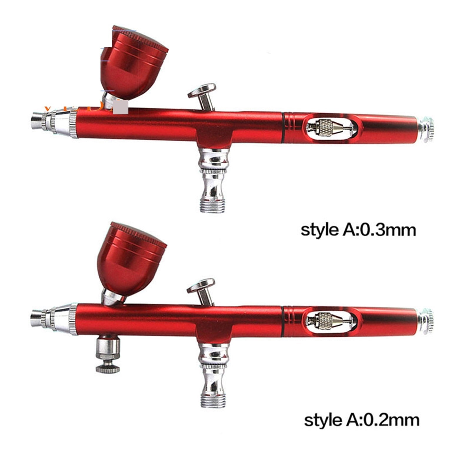 0.3mm Nozzle 7cc Dual Action Feed Airbrush Gravity Feed Spray Gun Kit For Makeup Nail Art Design Craft Tattoo Cake Decorating ,Versatile applications