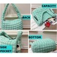 thumbnail image 5 of JUYGO Puffer Tote Bag Women Quilted Crossbody Bag Large Shoulder Puffy Summer Beach Purse Cloud Bubble Gym Pleat Pad, 5 of 7