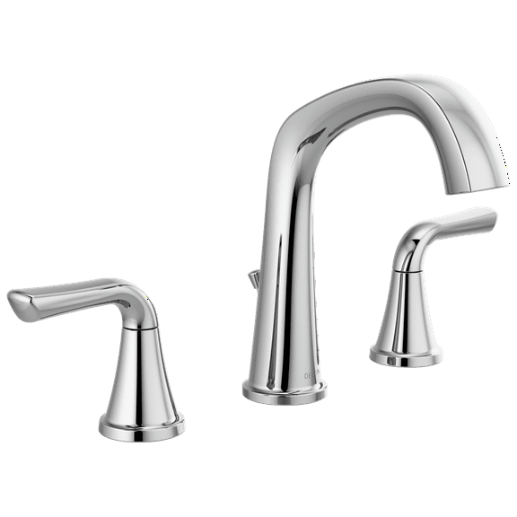 Delta Larkin Two Handle Widespread Bathroom Faucet in Chrome 35890LF