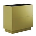 thumbnail image 2 of Modway Quantum 36" Bathroom Vanity Cabinet (Sink Basin Not Included) in Gold, 2 of 9
