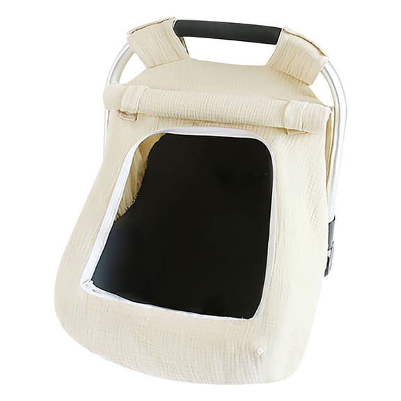 LOVEVER Universal Baby Stroller Windproof Cover - Mesh Breathable Design with 3-Mode Window  Muslin Fabric for All-Season Protection