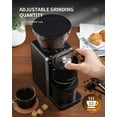 thumbnail image 3 of SHARDOR Conical Burr Coffee Grinder Adjustable Automatic Burr Mill with 35 Precise Grind Setting for 2-12 Cup, Black, 3 of 6