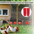 thumbnail image 4 of 20pcs Chickens Rabbit Feeders For Cage,hanging Chicken Water Feeder Cup, Plastic Birds Feeders Seed, 4 of 5