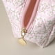 thumbnail image 4 of Bolso Cosmético Floral para Mujer Acolchado Algodón Diario Niñas () Rosa, 4 of 6