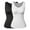 2 Pack Black White, variant on SHAPEVIVA Shapewear Tank Tops with Built in Bra for Women Tummy Control Camisole Underskirts Body Shaper