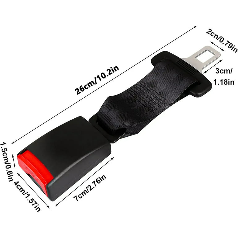 Seat Belts 2 Pack Universal Car Seat Belt Extender Adjustable Seat Belt  Extension Strap 23cm _