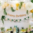 thumbnail image 6 of Jungle Animal Happy Birthday Garland Banner Safari Party Supplies Birthday Party Decorations Kids Wild One Baby Shower Decor (Pull the flag 1pc), 6 of 7
