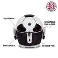 thumbnail image 2 of Parlante portátil GOgroove Pal Bot de fútbol recargable con AUX, 2 of 9