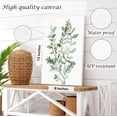 thumbnail image 2 of Induslyfe Framed Eucalyptus Sage Green Botanical Plant Wall Art Canvas Decor Set of 6, Nature Wall Art Prints Posters Art, Eucalyptus decor Flower wall art for bathroom bedroom living room 9x12, 2 of 7