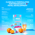 thumbnail image 5 of Molo Prenatal Multi-Vitamin Drink Mix with CoQ10 & DHA, Sweet Orange, 30 pack, 5 of 10