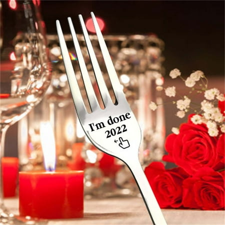 

Vikakiooze 2023 Engraved Fork-Best Gift For Husband Wife And Family Warehouse Sale Clearance