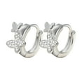 thumbnail image 1 of 925 Sterling Silver Drop Earrings Zircon Butterfly For Party Decoratio for wome, 1 of 9