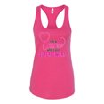 thumbnail image 2 of Wild Bobby, Funny Nurse Whats Your Superpower Nurse Week, Inspirational/Christian, Women Racerback Tank Top, Raspberry, Small, 2 of 4