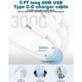 thumbnail image 3 of Cargador USB C Nuinno de 20 W de carga rápida para iPhone 16/15, 3 of 7