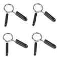 thumbnail image 1 of Ajustador del cuello del levantamiento de pesas de los clips del gimnasio de la abrazadera del resorte de acero 4Pcs Soledad Barbells Spring Clip, 1 of 10