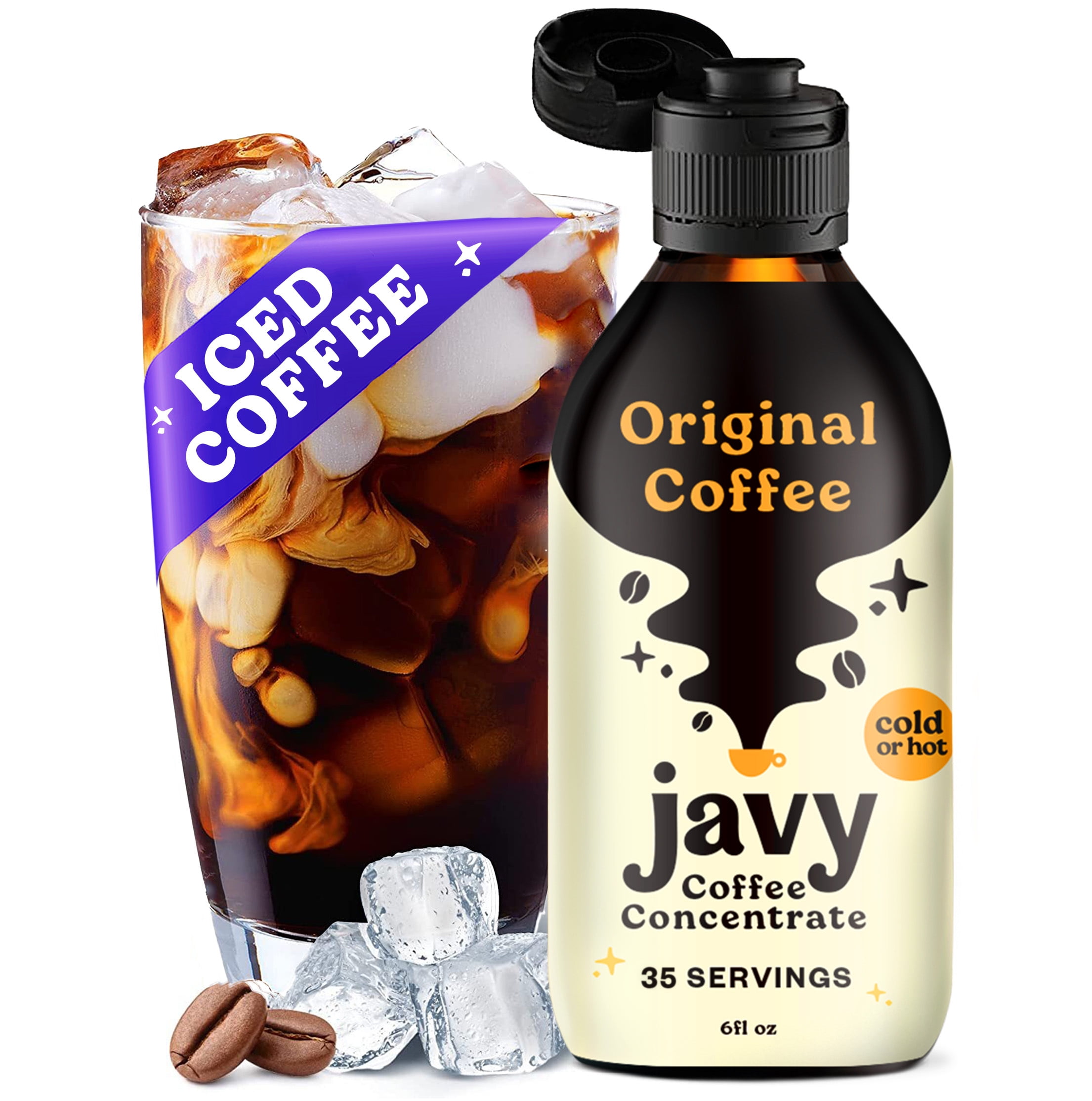 Javvy Coffee Concentrate - Cold Brew Coffee, Perfect for