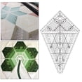 thumbnail image 2 of S/M/L Plantilla de Edredón Regla de Patchwork de Acrílico para Edredones de Sastre , s S Gloria reglas de acolchado, 2 of 9