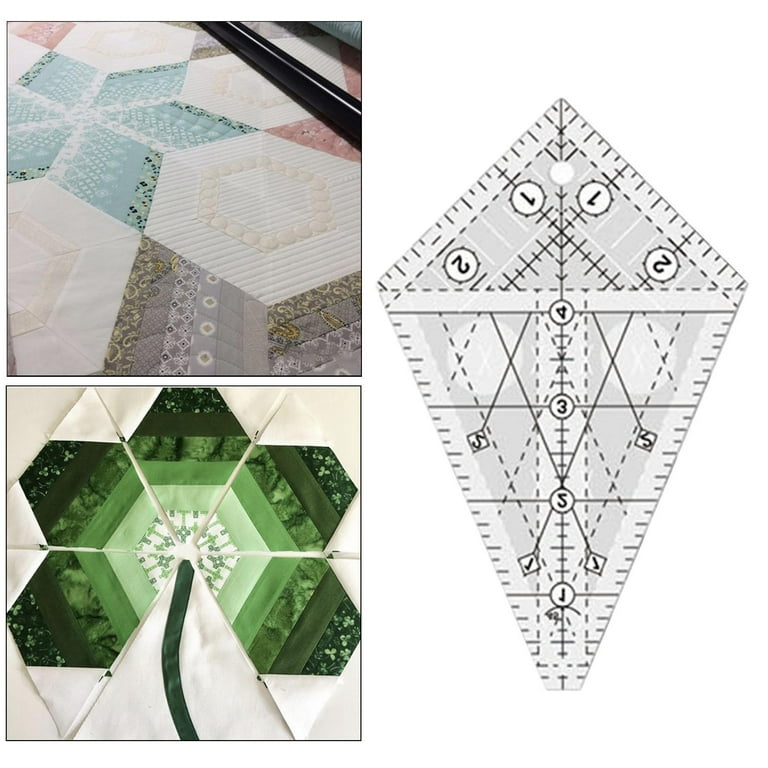 Sew Easy Multi-Size Hexagon Quilting Template