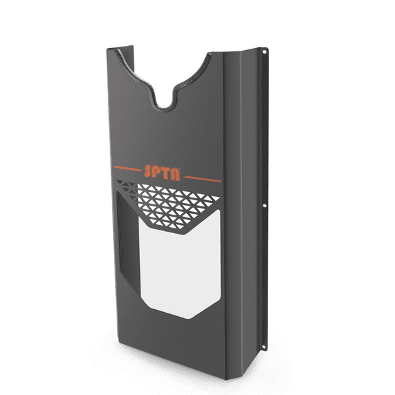 SPTA Single Station Universal Car Polisher Holder Wall-Mounted Durable Anticorrosion Rack Space-Saving Storage Solution for Dual Action & Rotary Polishers Auto Detailing Garage Organizer