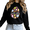 Black, variant on White Print Sweatshirt Graphic Sweatshirt S-3XL Happy Easter Day Egg Print Spring Casual Tops
