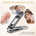 thumbnail image 5 of Cortaúñas Para Niños - Cortaúñas De Precisión De Mandíbula Pequeña Para Bebés, Niños Y Bebés - Herramienta Segura Y Precisa Para El Cuidado De Las Uñas De Bebés, 5 of 5