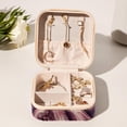 thumbnail image 6 of Octopus Travel Portable Earring Organizer Decorative Box Necklace Holder: Square Jewelry Storage for Rings, Earrings, Necklaces, Bracelets, and More - Suitable for Girls and Women, 6 of 6