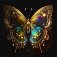 thumbnail image 1 of Pintura 5D DIY taladro redondo completo diamantes mariposa arte decoración del hogar (NH2915) FLhrweasw Nuevo, 1 of 9