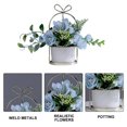 thumbnail image 3 of Marco portátil de hierro forjado, decoración de bonsái de hortensias, decoración para el hogar, estudio, oficina, boda, decoración de flores, 3 of 5