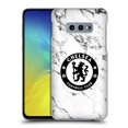 thumbnail image 1 of Head Case Designs Officially Licensed Chelsea Football Club Crest White Marble Hard Back Case Compatible with Samsung Galaxy S10e, 1 of 7