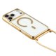thumbnail image 5 of For iPhone 17 Pro Max Case Compatible with MagSafe Electroplating Edge TPU Phone Cover with Screen F, 5 of 5