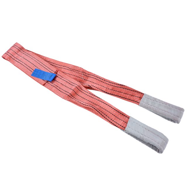 Crane Slings, PES Flat Lifting Sling 125mm Wide For Hoisting Equipment 2 Meters