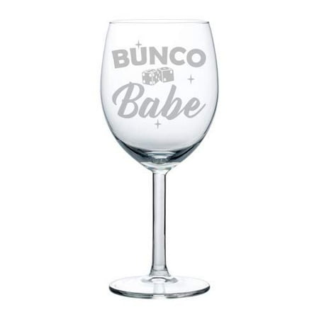 

Wine Glass Goblet Bunco Babe (10 oz)