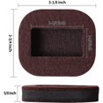 thumbnail image 2 of Arrêtoir de Roue de Chaise de Bureau Coupelles de Roulettes Protecteurs de Sol en Bois Anti-Vibration Patin Rouleau de Chaise Tapis Antidérapant, 2 of 6